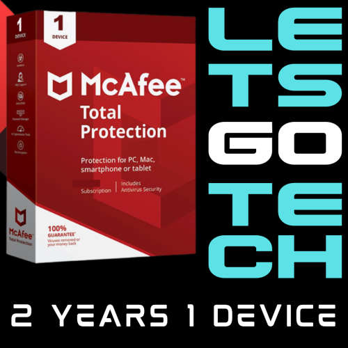 McAfee Total Protection 2 Years 1 Device