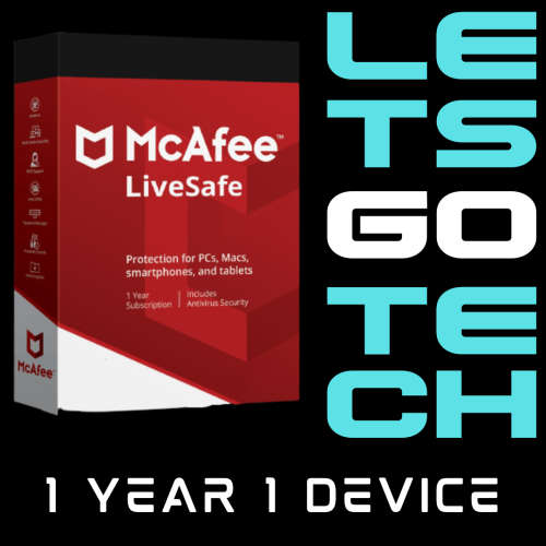 McAfee Livesafe 1 Device 1 Year