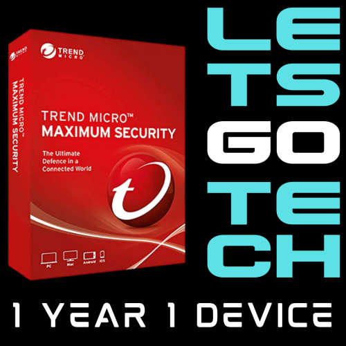 Trend Micro Maximum Security 1 Devices 1 Year