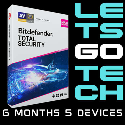 Bitdefender Total Security Security 6 Months 5 Devices