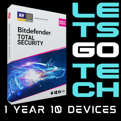Bitdefender Total Security Security 1 Year 10 Devices