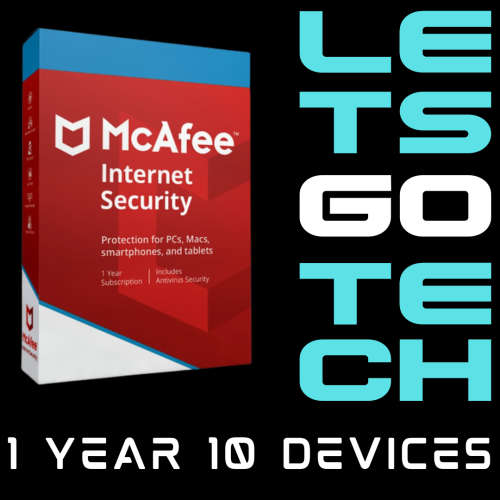 McAfee Internet Security 10 Devices 1 Year