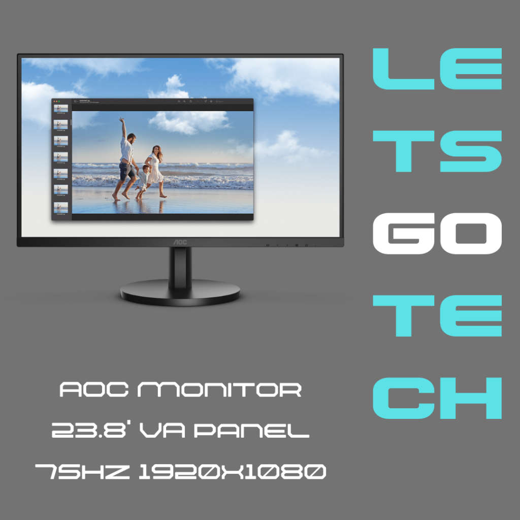 AOC 23.8` VA Panel Monitor