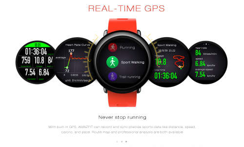 Xiaomi Amazefit Pace - Black - New and sealed