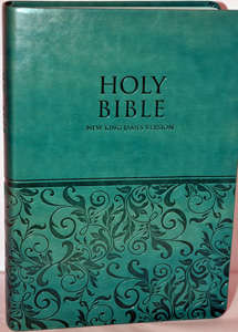New King James Version - Italian Leather - Teal