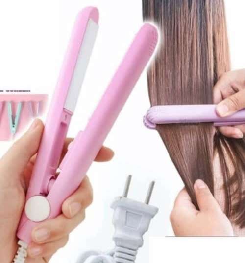 Mini Ceramic Hair Straightener Styling Iron