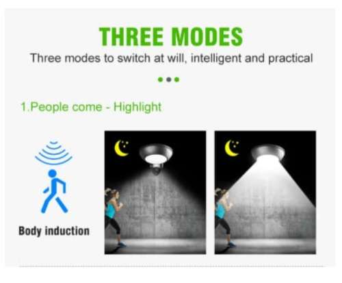 Outdoor Solar Light Waterproof Human Body Induction Multi-Mode Solar Lamp Street Light