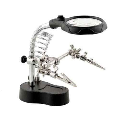 Magnifying Glass LED Light With Soldering Stand