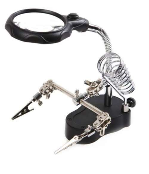 Magnifying Glass LED Light With Soldering Stand