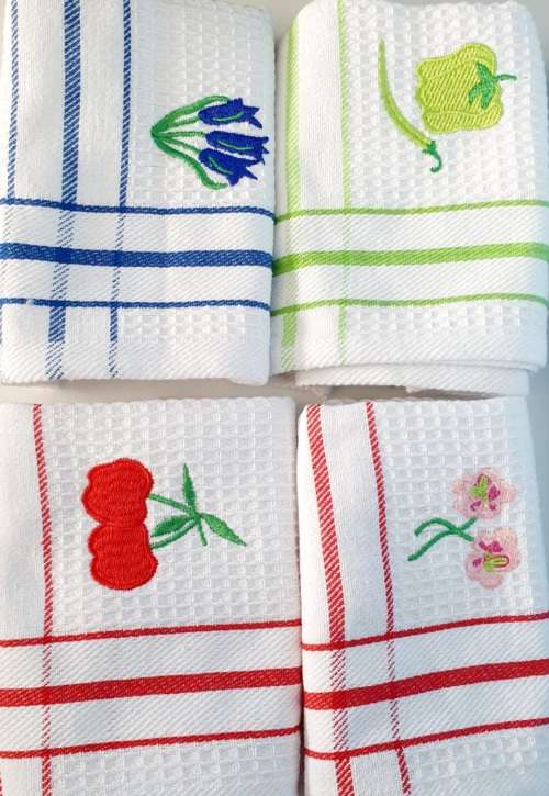 Embroided Kitchen Dishcloths