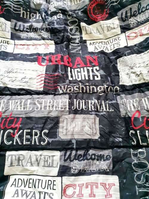 Urban City Lights Comforter Set (Queen)