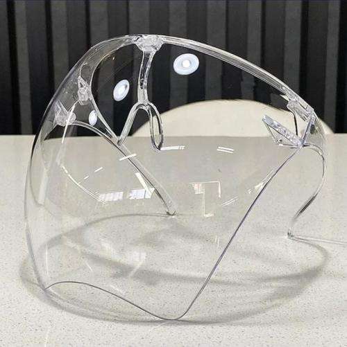 Anti Fog Full Face Shield Mask with glasses and eye shield