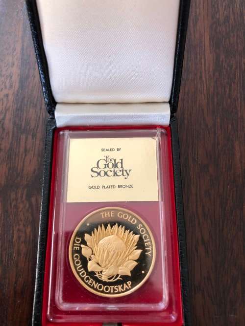 1978 Gold-plated Bronze Medallion sealed by the Gold Society