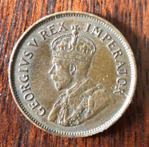 1929 SA Union Half Penny