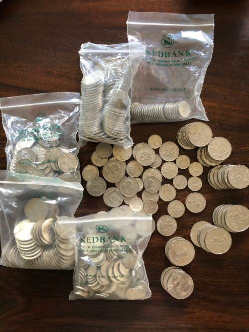 South Africa Bulk Coin Collection (2,39kg nickel, 1,58kg copper)