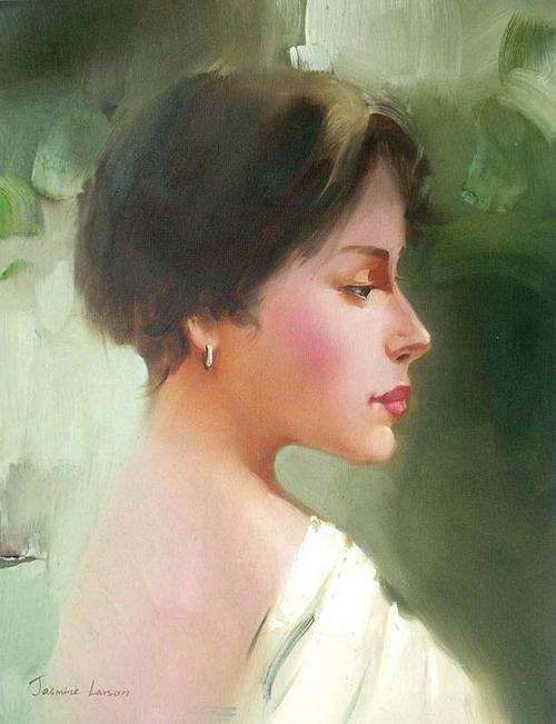 Original Oil painting on canvas 30x40cm : by Jasmine Larson