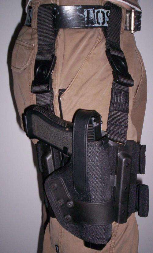 Police Style Tactical Holster & Legrig