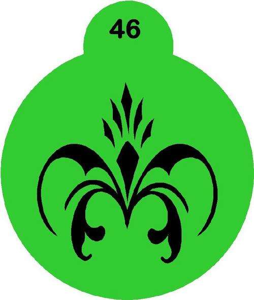 Cupcake Stencil Damask 2