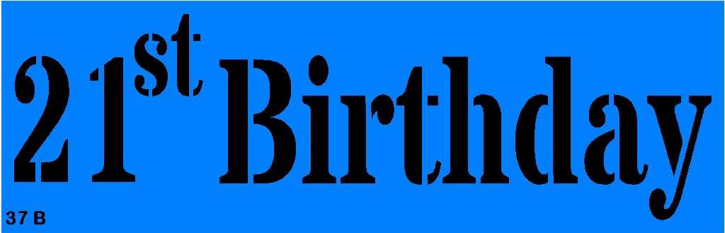 Border 21st Birthday