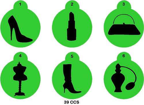 Cupcake Stencil Set Girl