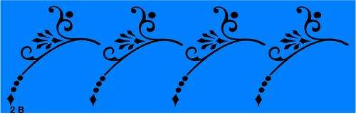 Border Stencil Scroll 2