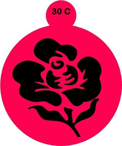 Cake Stencil Flower 4