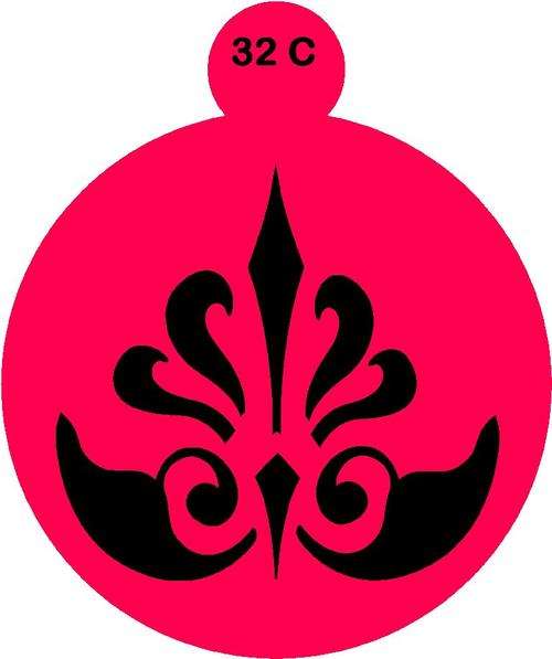 Cake Stencil Damask 8