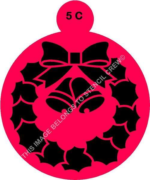 Cake Stencil Christmas 1