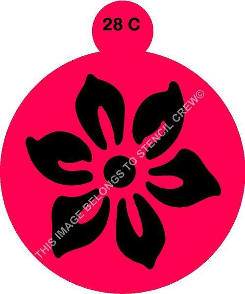 Cake Stencil Flower