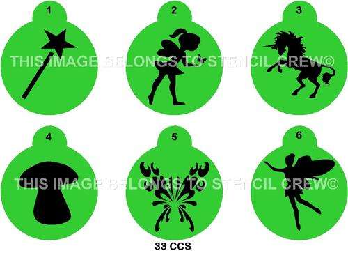 Cupcake Stencil Set Fairy