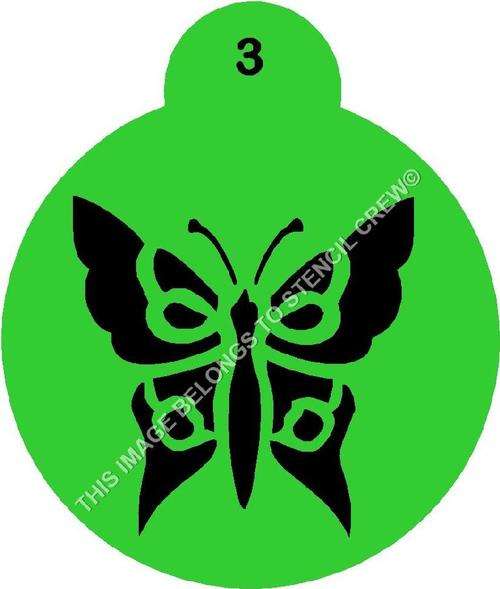 Cupcake Stencil Butterfly