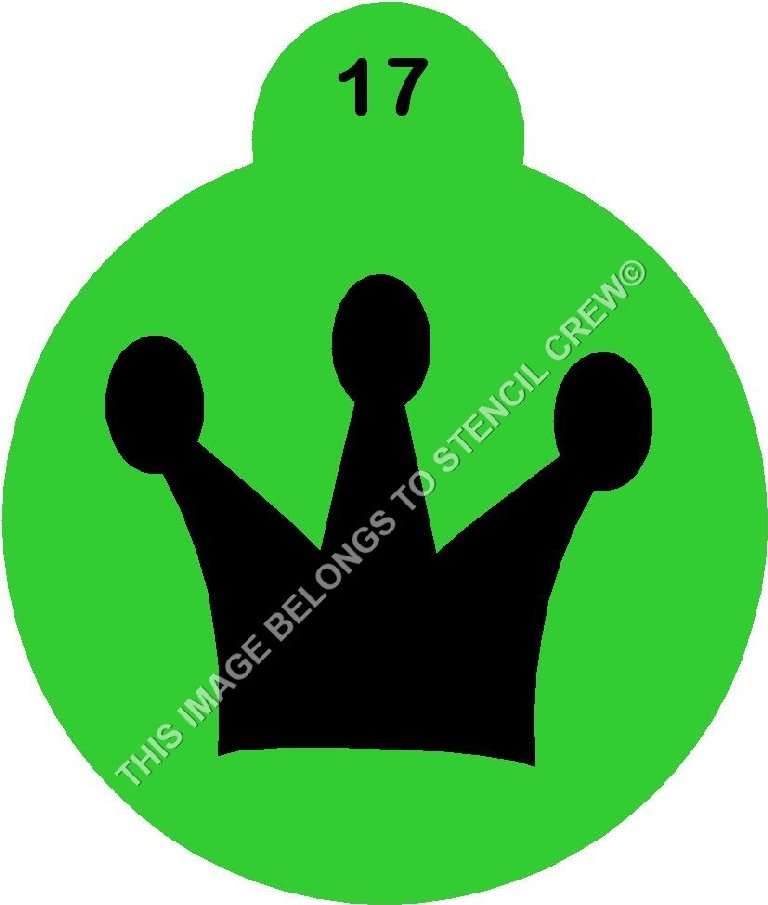 Cupcake Stencil Crown