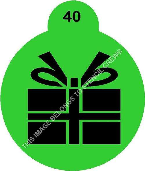 Cupcake Stencil Present