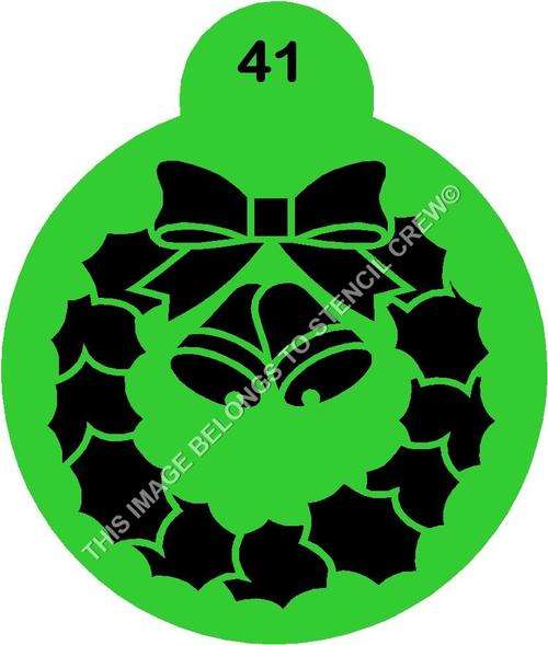 Cupcake Stencil Christmas 10