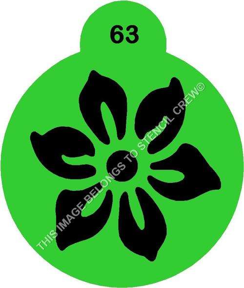 Cupcake Stencil Flower 6