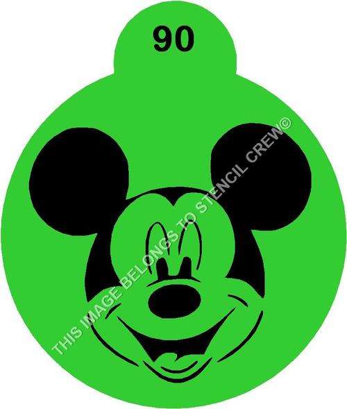 Cupcake Stencil Mickey