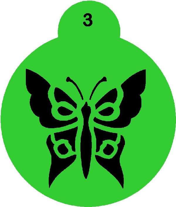 Cupcake Stencil Butterfly