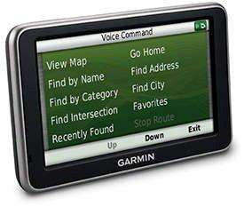 GARMIN NUVI 2460 WITH VOICE RECOGNITION, BLUETOOTH, TRAFFIC UPDATES, 2011 SA MAPS, T4A, SPEEDCAMS