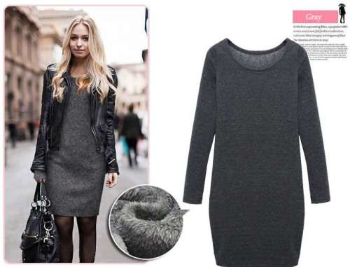 !!! NEW ARRIVAL !!! BEAUTIFUL WINTER WARM  DRESS IN SIZE 36