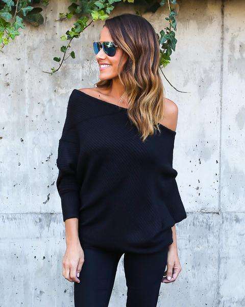 !!! NEW ARRIVED!!! FASHIONABLE OFF SHOULDER LONG SLEEVE TOP