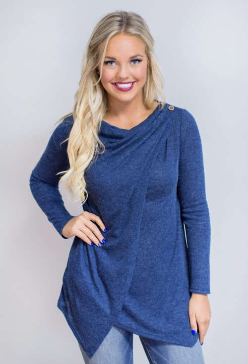 !!! NEW ARRIVED!!! FASHIONABLE ASYMMETRY LONG SLEEVE TOP