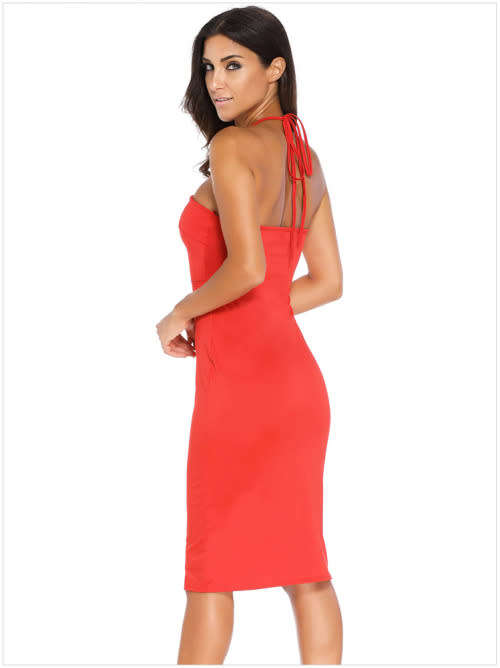 Party Dress in Red or Black