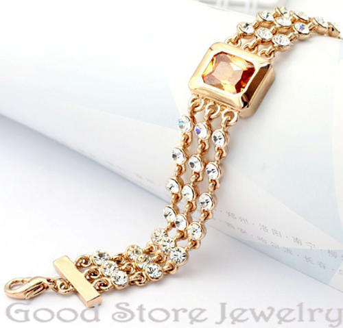 !!!WOO!!! STUNNING DIAMOND SWAROVSKI BRACELET IN 18K WHITE GOLD