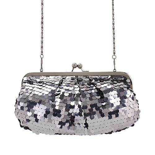 !!! CLEARANCE !!! FASHIONABLE BAG/ EVENING BAG IN SILVER