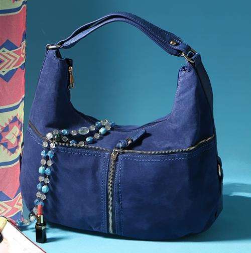!!! NEW ARRIVAL !!! ELEGANT BLUE VELVET  BAG