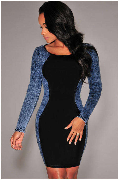 !!! CLEARANCE !!! BEAUTIFUL LONG SLEEVE DRESS/ PARTY DRESS IN SIZE S-M
