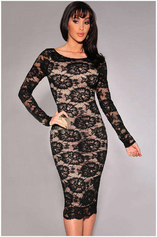 !!! NEW ARRIVED!!! BEAUTIFUL LONG SLEEVE DRESS/ PARTY DRESS