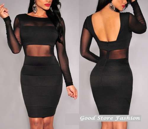 Black Party Dress Size M