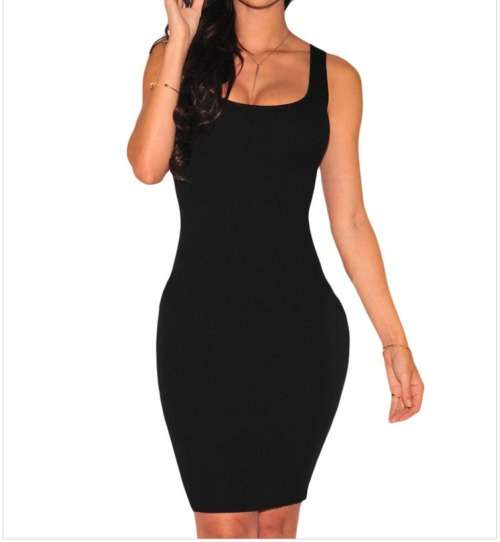 SEXY BLACK DRESS IN SIZE 36