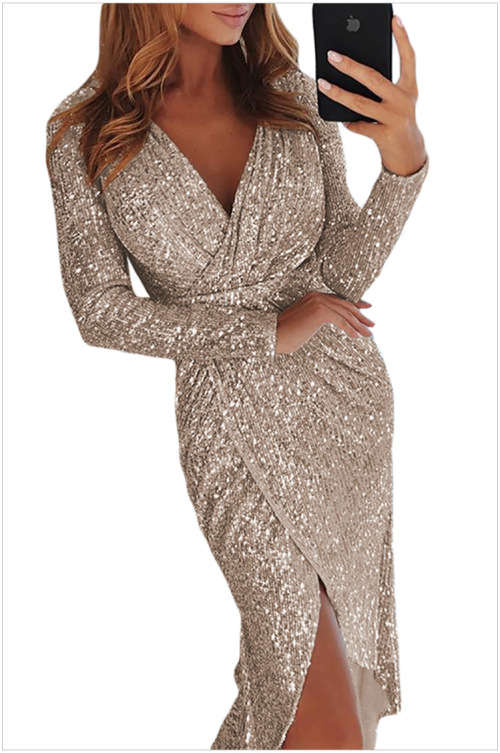 !!! NEW ARRIVED!!! STUNNING  SEQUIN DRESS IN SIZE M